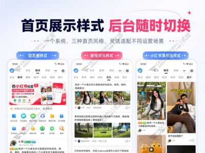 Discuz!X5仿小红书社区 APP+小程序双端